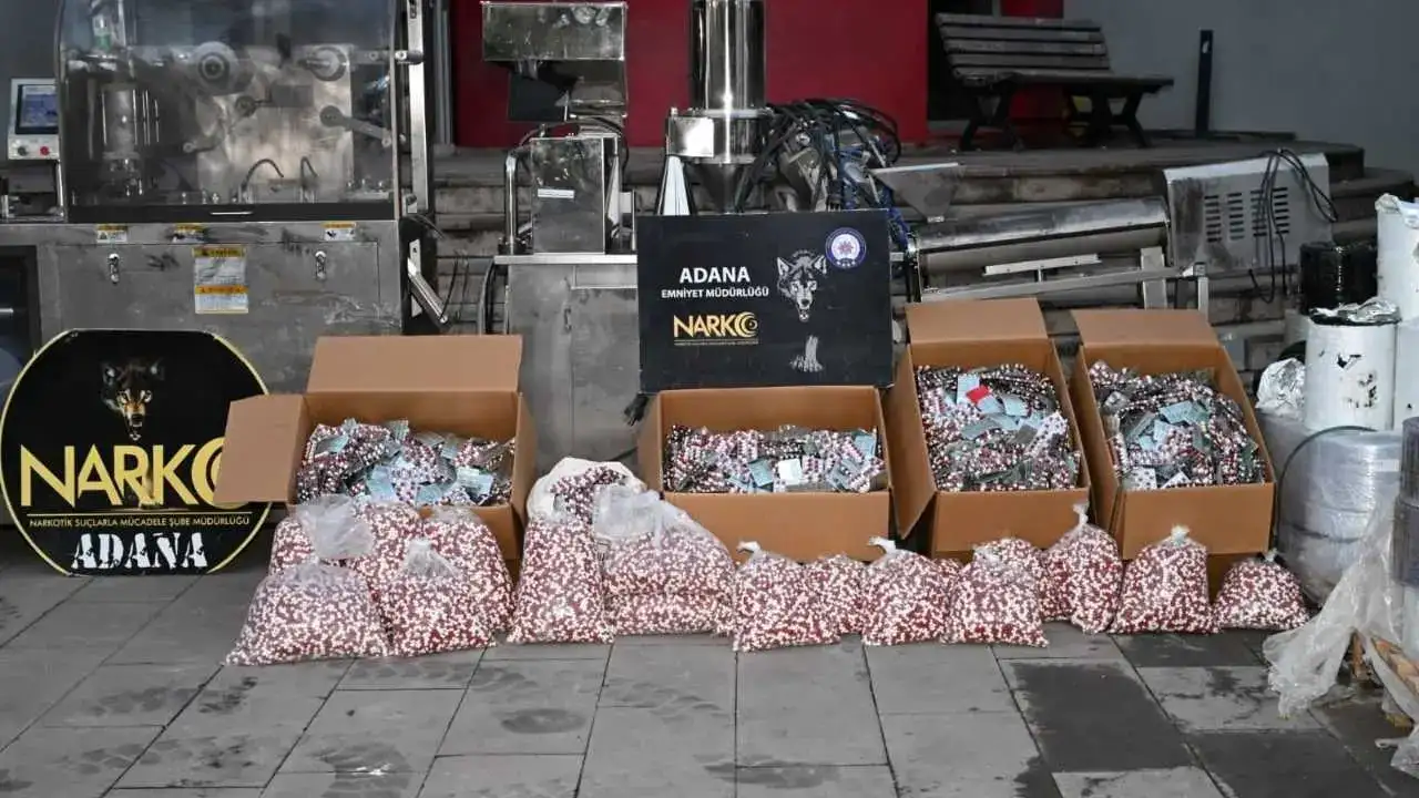 Adana’da Kırmızı Reçeteli Hap İmalathanesi Çökertildi! 6